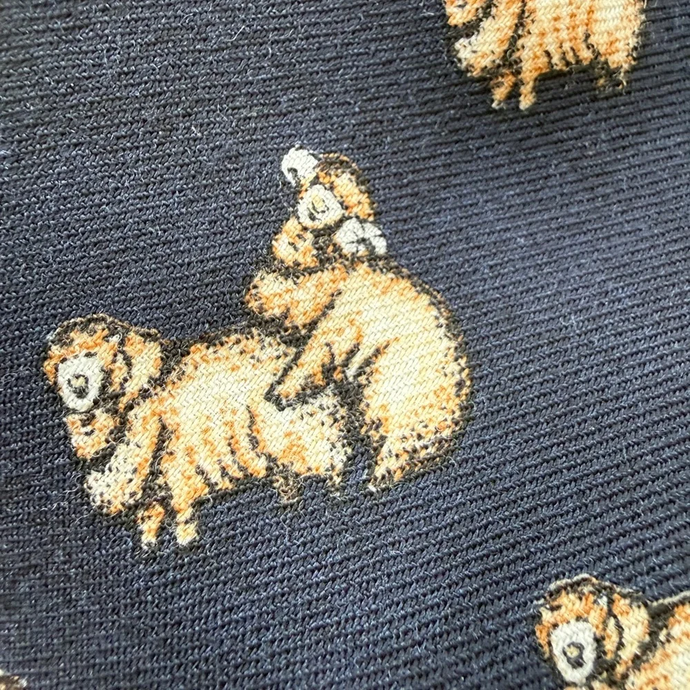 Unique Woolaby Necktie Pure Wool, Made in Australia Novelty Design Rams Sheep